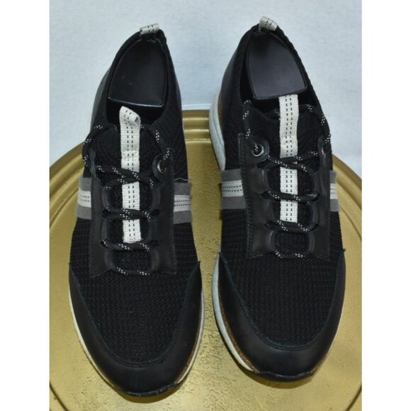 OTBT Speed Women OTBT Speed Women\'s Sneakers Size 8.5 M Black Leather Textile Upper Lace Up